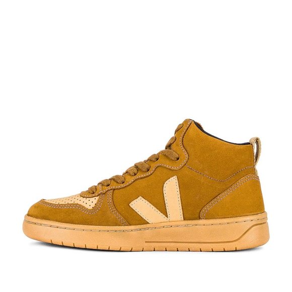 VEJA V-15 Nubuck Camel Desert Sneakers - Picture 7 of 8